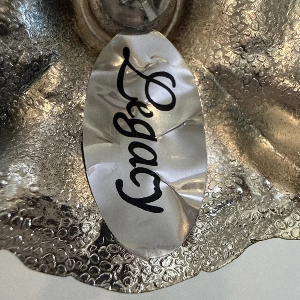Silver-plated Hanukkah menorah, Legacy Judaica 9-branch shamash candle holder